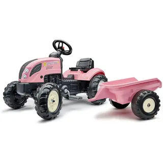 Falk Country Star Traktor mit Anhänger rosa (2056L)