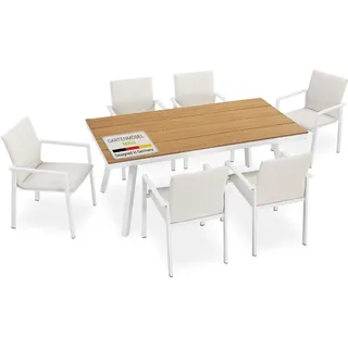 Juskys Maui Set 7-tlg. Beige