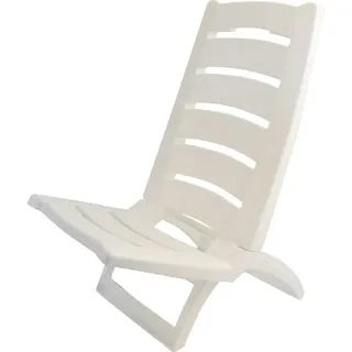 Summertime | Strandkorb Weiß | Kunststoff - Weiß