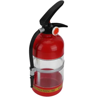 Feuerlöscher Form 2L Feiner Alkoholspender, Tragbarer Acryl-Bierspender, Hausbankett-Hotel für Bier Camping Getränke Cocktail Likör Wein