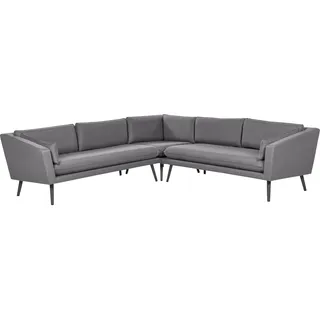 Beliani Loretello Loungesofa grau
