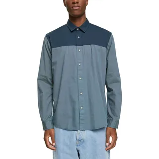 ESPRIT Herren 082CC2F303 Hemd, 400/NAVY, Standard