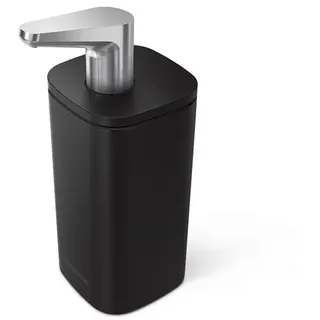 Simplehuman 295 ml Seifenspender, schwarzer Stahl