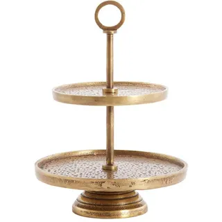 Light & Living Etagere , Metall , 24x37x24 cm , Geschirr, Tischkultur & Serviergeschirr, Etageren