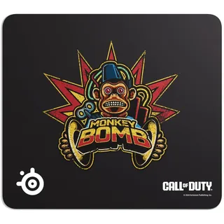 SteelSeries QcK Gaming-Mauspad – Call of Duty® Monkey Bomb Edition - Limited – Kostenloses In-Game-Item – Anti-Rutsch-Gummierung – Optimiertes Tracking und Stabilität – Optimiert für Gaming-Sensoren