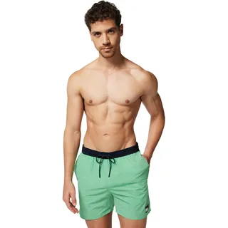 Tommy Hilfiger Herren Badehose Medium Drawstring mit Tunnelzug, Grün (Fort Green), S