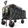 yeaupe pro Faltbarer Bollerwagen 200-300 L schwarz