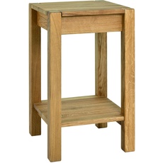 Bild HAKU Möbel Beistelltisch Massivholz eiche 35,0 x 35,0 x 60,0 cm
