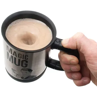 GOODS+GADGETS Magic Mug Becher Selbstrührender Tasse Lazy Kaffeebecher Kaffeetasse Thermosbecher