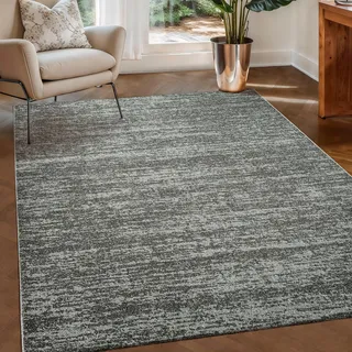 Sanat Oslo Kurzflorteppich 120 x 170 cm Grau
