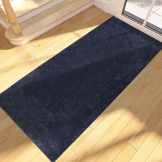 FCSDETAIL Schmutzfangmatte Innen Lang 60 x 150 cm, rutschfeste waschbare Fußmatte, Sauberlaufmatte, Fussmatte Läufer Teppich für Hund, Eingang, Flur, Küchen, Korridor