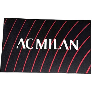 AC Milan hermet Teppich mit Antirutsch, Rot/Schwarz, 70 x 110 cm