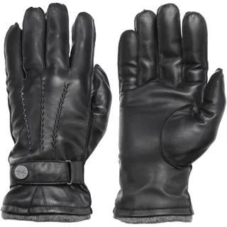 Lederhandschuhe PEARLWOOD "Mike", Herren, Gr. 10, schwarz, Schafsleder, unifarben, Handschuhe Lederhandschuhe, Touchscreen proofed - 10 Finger System
