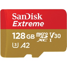 Bild von Extreme microSDXC UHS-I U3 A2 V30 + SD-Adapter 128 GB