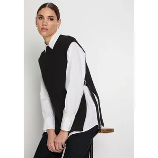 Hechter Paris Pullunder, mit Seitenschnallen HECHTER PARIS black solid