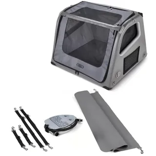 Audi 85E017235A Hundebox aufblasbar Transportbox Tiertransport Kofferraumbox, Größe M (bis 40 kg)