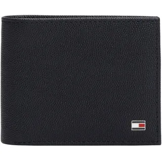 Tommy Hilfiger Herren Geldbeutel Mini Wallet Genarbtes Finish, Blau (Space Blue), Einheitsgröße