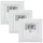 Wandthermostat mit Luftfeuchtigkeitssensor 3er Set Raumthermostat
