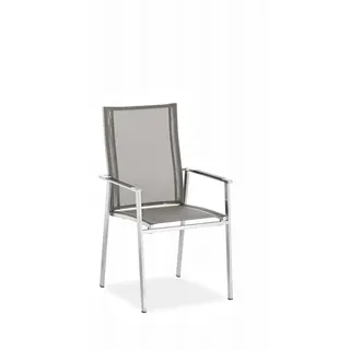 Niehoff Scalea Flex Hochlehner 57 x 62,5 x 100 cm braun/silber