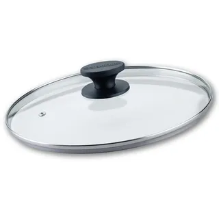 Fackelmann Pfannenglasdeckel 28cm – Hitzebeständig, Bakelit Griff, Shadow Black – Universal Pfannendeckel ideal für jeden Haushalt