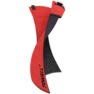 STRYVE | Towell+ V2 | Sporthandtuch mit Tasche & Magnetclip | in 7 Farben | ideal für Fitnessstudio & Outdoor | Die Höhle der Löwen | Rot