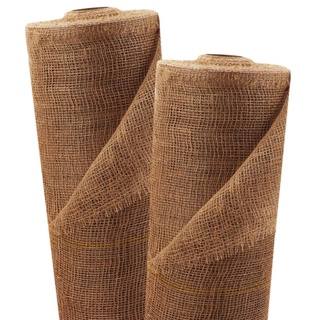 25m x 1m Jutegewebe 105g/m2 Jutematte Gartenjute Jute Stoff Sackleinen Juteband