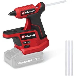 Einhell TE-CG 18/7 Li | PXC | 18 V | max. 180 °C | 165 Sek. Aufheizzeit | Abtropfschale | Basisstation | 3x 7 mm Klebestifte | ohne Akku, ohne Ladegerät