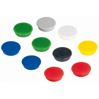 Franken GmbH HM38 99 - Haftmagnet für 1500 g, Ø 38 mm, mehrere Farben, 10 Stück
