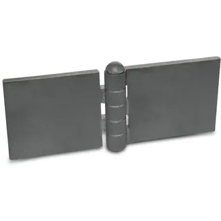 GANTER Normelemente | Scharnier zum Anschweißen - GN 1366-ST-160-60-A-BL | Stahlprofil | BxL: 160x60 mm