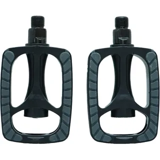 Prophete Fahrradpedale für City-/Trekking-Fahrräder, Anti-Rutsch, inkl. Reflektoren, Farbe schwarz
