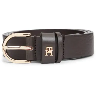 Tommy Hilfiger Damengürtel Leder 2,5 cm breit Braun 100
