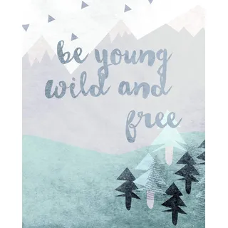 KOMAR Wandbild Wild and Free 40 x 50 cm