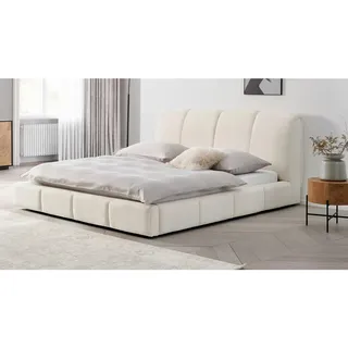 Livetastic Polsterbett , Weiß , Holz, Metall, Kunststoff, Textil , Kiefer, Pappel,Pappel , Sperrholz , 32-Zonen , Höhe ca. - cm , 180x200 cm , nicht verstellbar , Schlafzimmer, Betten, Holzbetten