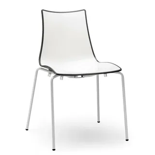 Stapelstuhl Zebra Bicolore - VB - white 214 - white/anthracite