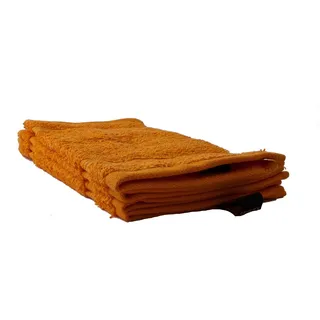 Gözze - New York Gästehandtuch, 4er Set, Weich und saugfähig, 100% Baumwolle, 30 x 50 cm - Orange