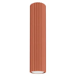 Plafond KARBON 30 roter Ocker 1xGU10 10W Aluminium 30x6.5x6.5cm Sollux Lighting - Rot