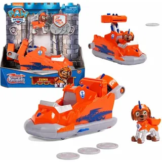 Fahrzeuge Rescue Knights | Paw Patrol | Deluxe Autos mit Spiel-Figuren Zuma