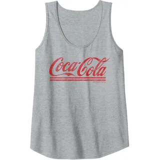 Coca-Cola Distressed Cursive Logo Tank Top