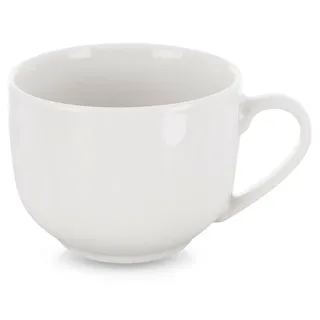 Weißer Porzellanbecher XL MONA 650 ml