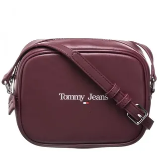 Tommy Jeans Tjw Essential PU Camera Bag Aw0aw12546 Umhängetaschen für Damen, Einheitsgröße, Violett (Deep Rouge), Einheitsgröße