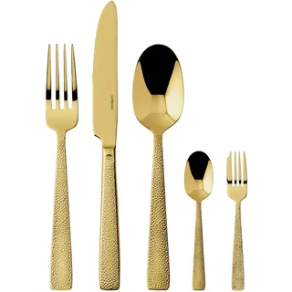 Sambonet Siena Edelstahl/PVD Gold Besteck 30tlg.Vh. - Gold