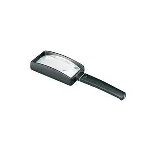 Eschenbach 2655150 Handlupe Vergrößerungsfaktor: 3 x Linsengröße: (L x B) 100 mm x 50 mm Schwarz