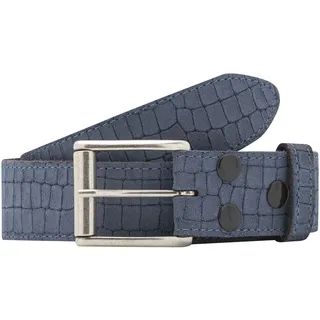 rettungsring gürtel Damengürtel Leder blau 80