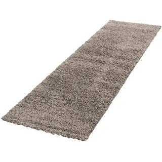 Life Shaggy 1500 Hochflorteppich 80 x 250 cm taupe