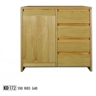 Kommoden Massive Kommode Schränke Neu Anrichte Möbel Schrank Sideboard Echtholz - Braun
