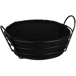 Kesper Brotkorb Metall Ø 24 cm , 24x11.5x24 cm , Geschirr, Tischkultur & Serviergeschirr, Brotkörbe