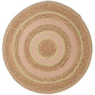 Alexandra House Living Rattan-Teppich, Naturfaser, 120 cm