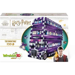 wrebbit WREBBIT3D , Harry Potter: Mini Knight Bus (130pc), 3D Puzzle, Ages 12+
