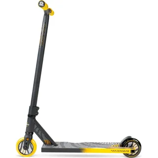 MGP Whip Elite Stuntstep Schwarz/Orange – Freestyle-Scooter für junge Stuntfahrer mit 110-mm-Rädern und leichtem Aluminiumdeck - Orange