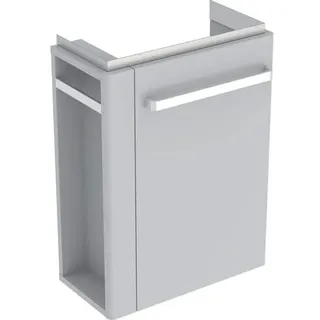 Geberit Renova Compact Unterschrank für Handwaschbecken, Handtuchhalter links, 44,8x60,4x25,2cm, hellgrau, 862251000